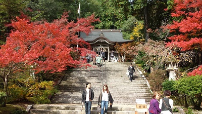 仁比山神社の紅葉