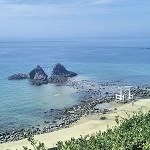 糸島の二見ヶ浦の展望台