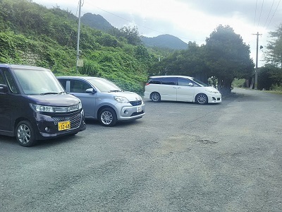 浮羽稲荷神社の駐車場